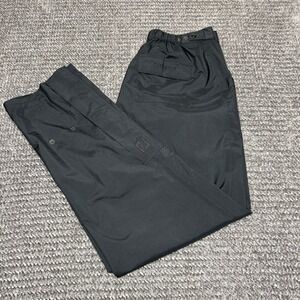 FootJoy Womens Dryjoys M Rain Pants Black Waterproof Golf Athletic Shell